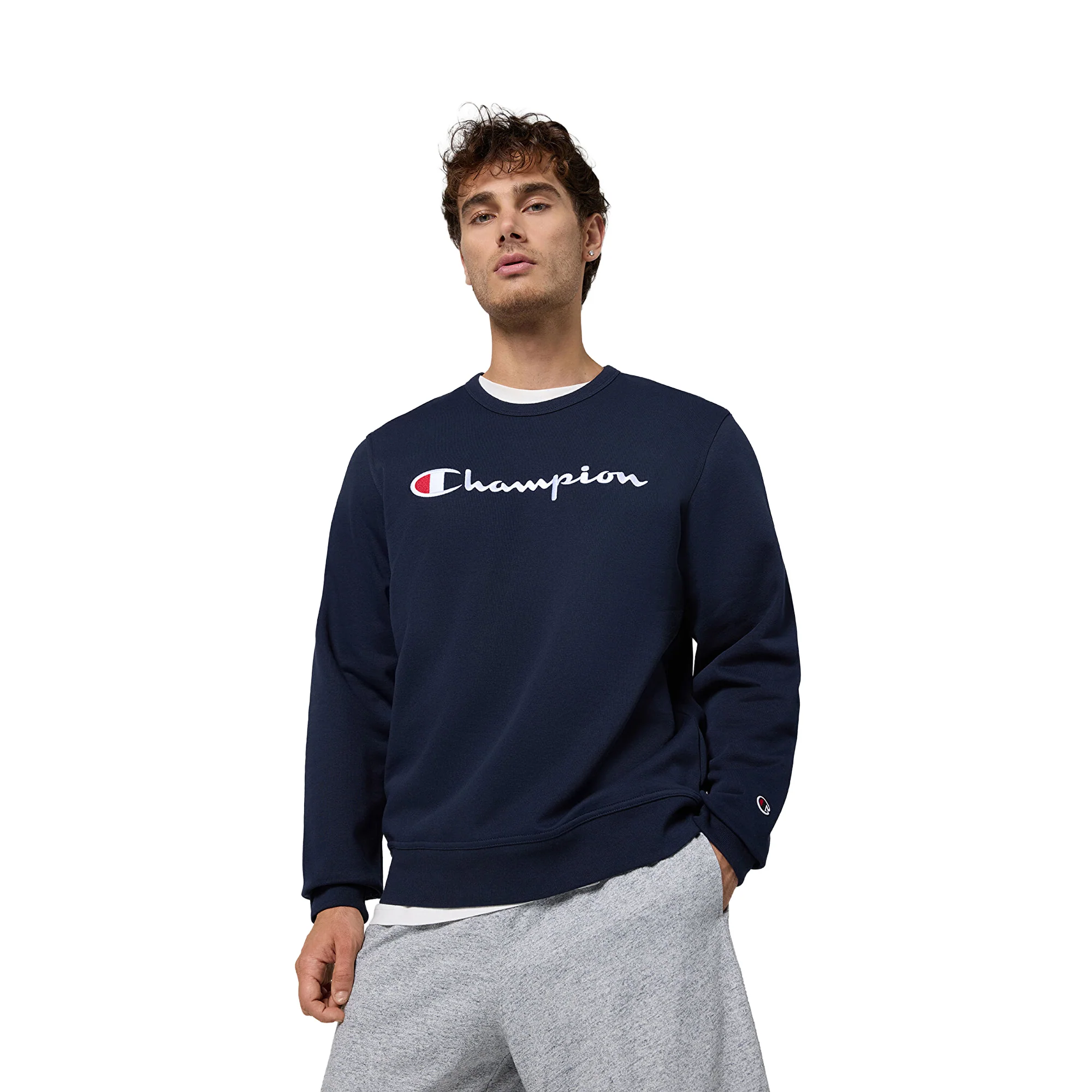 Champion Crewneck Sweatshirt Navy