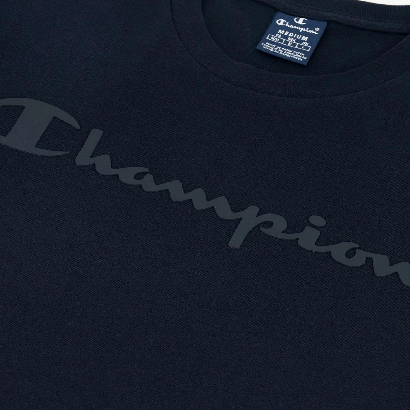 Champion Crewneck T-Shirt Blue - Image 4