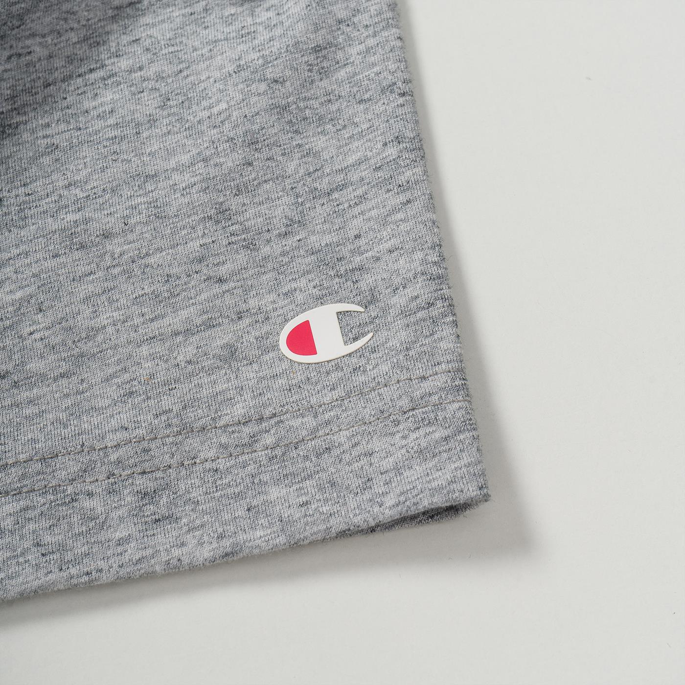 Champion Crewneck T-Shirt Grey Melange - Image 3