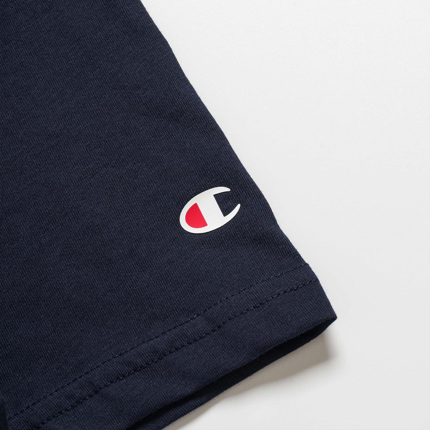 Champion Crewneck T-Shirt Navy - Image 4