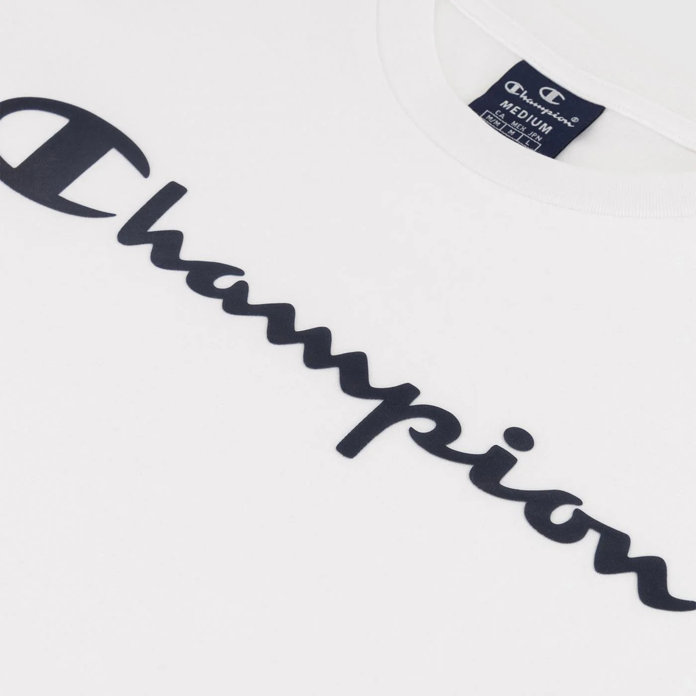 Champion Crewneck T-Shirt White - Image 3