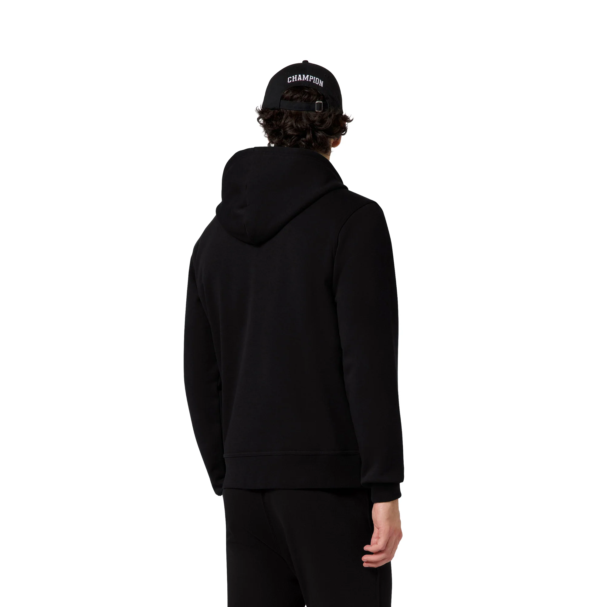 Champion Full Zip Fleece Hoodie Icons Black - Image 2