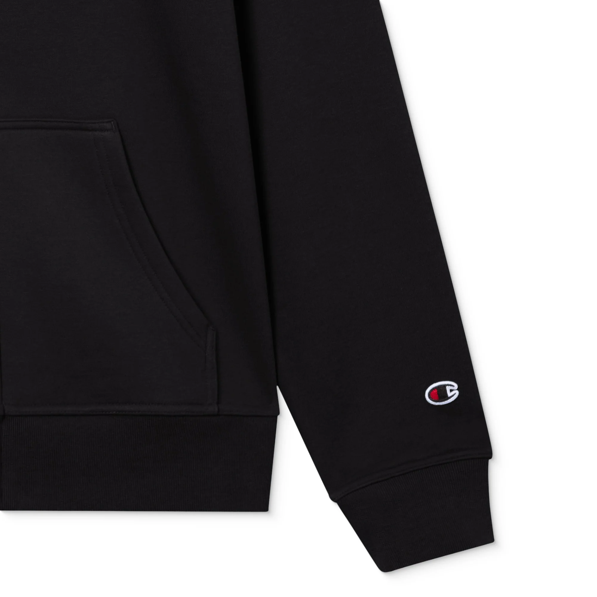 Champion Full Zip Fleece Hoodie Icons Black - Image 5