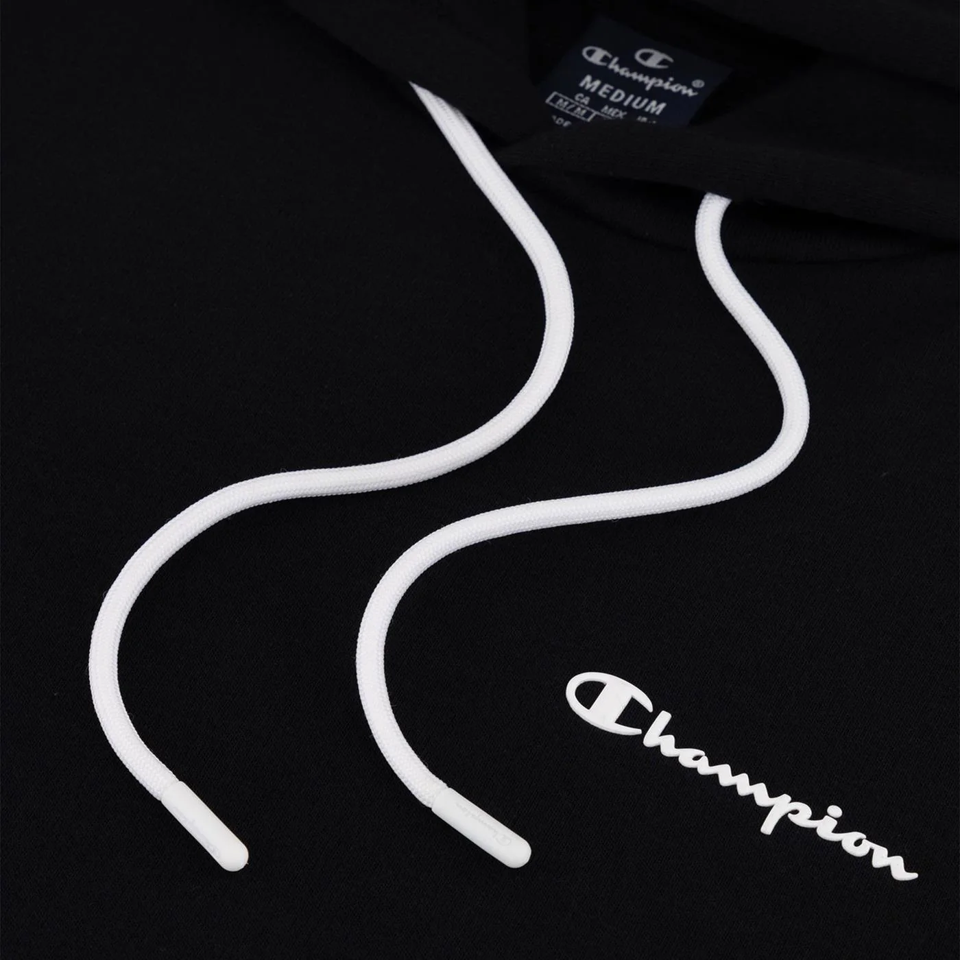 Champion Hooded Sweatshirt Black - Image 3