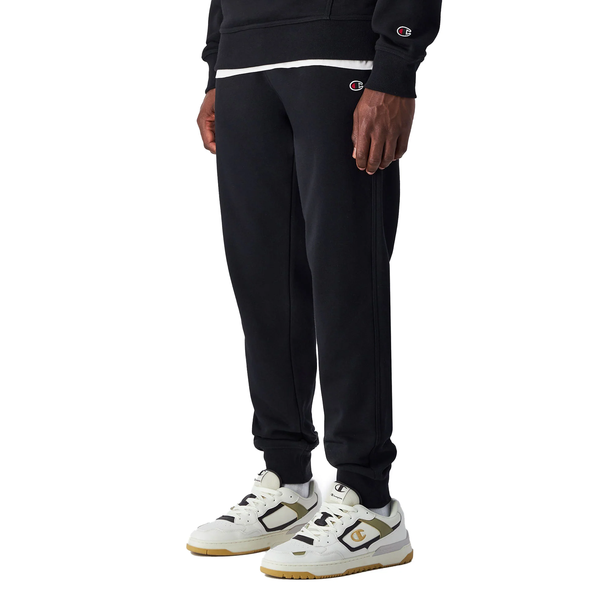 Champion Rib Cuff Pants Black - Image 3