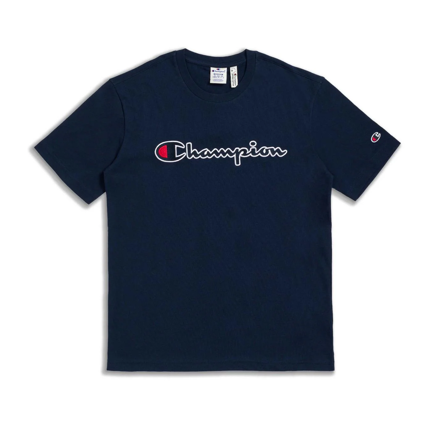 Champion Rochester Script Logo T-Shirt Navy