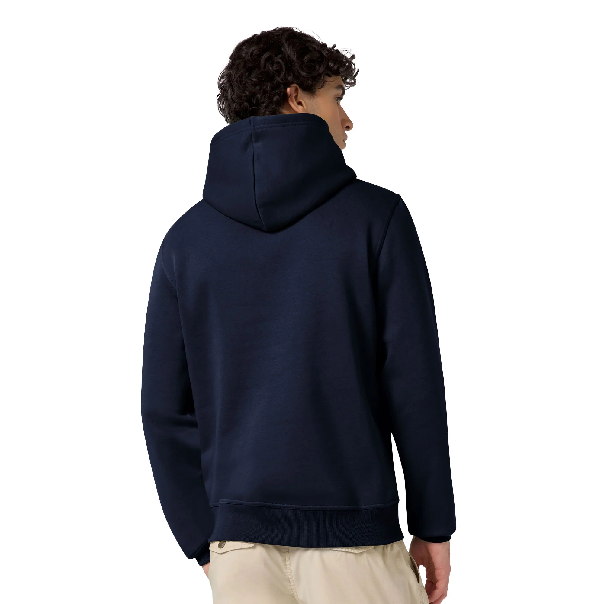 Champion Small Embroidered Logo Icon Hoodie Navy - Image 2