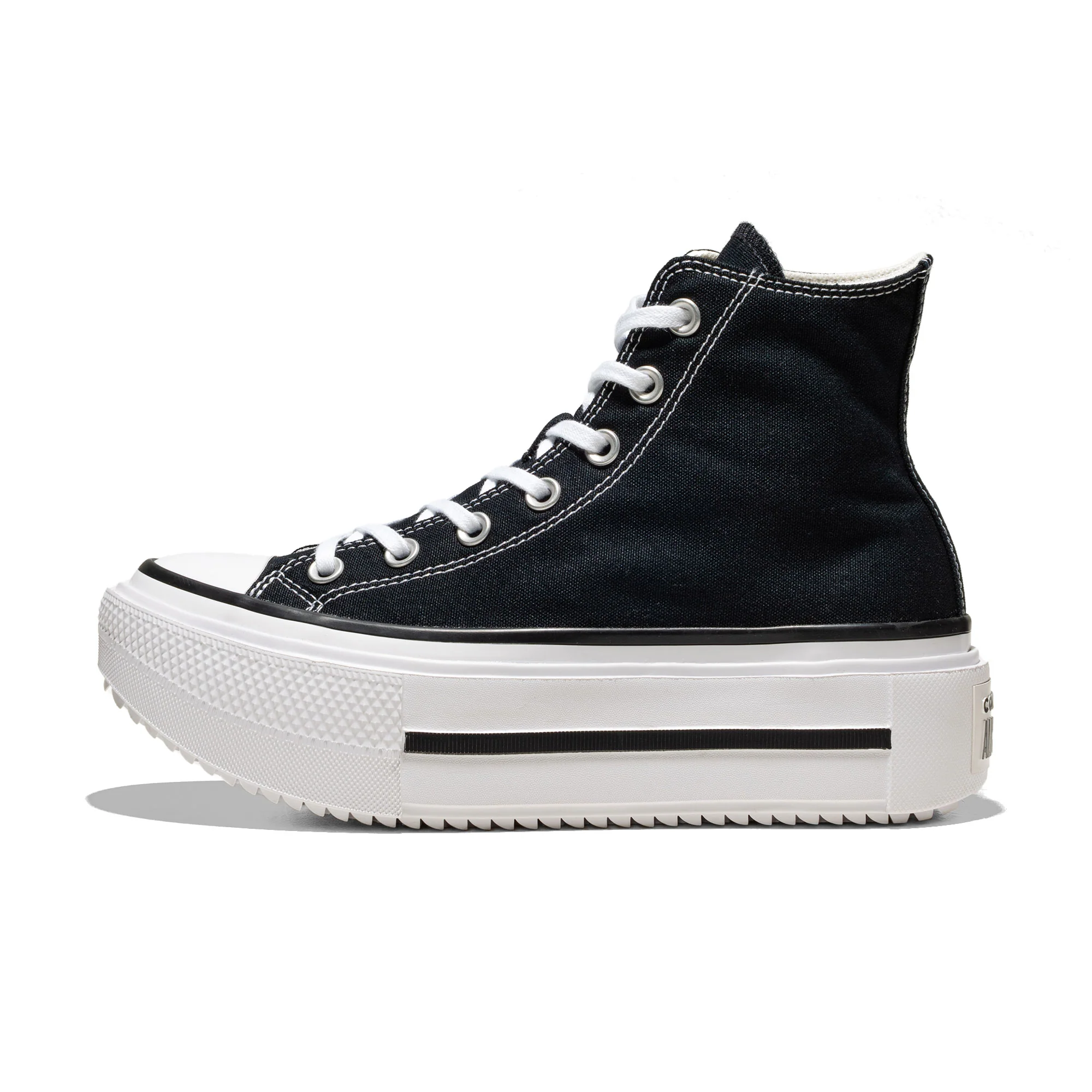 Converse Chuck Taylor All Star Lift Double Stack Hi Black/Wh - Image 3