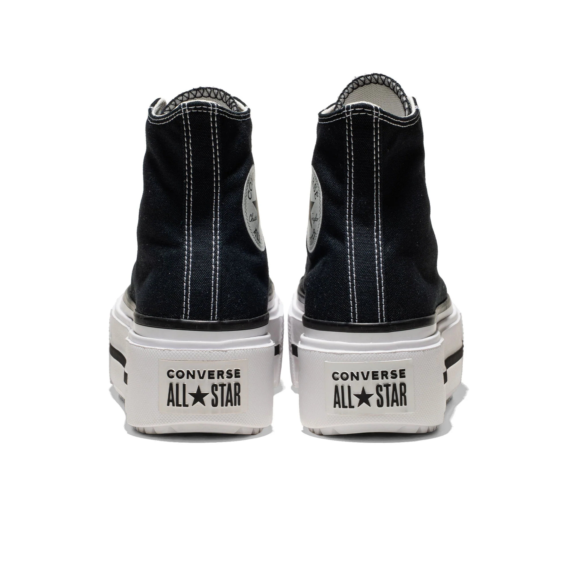 Converse Chuck Taylor All Star Lift Double Stack Hi Black/Wh - Image 4