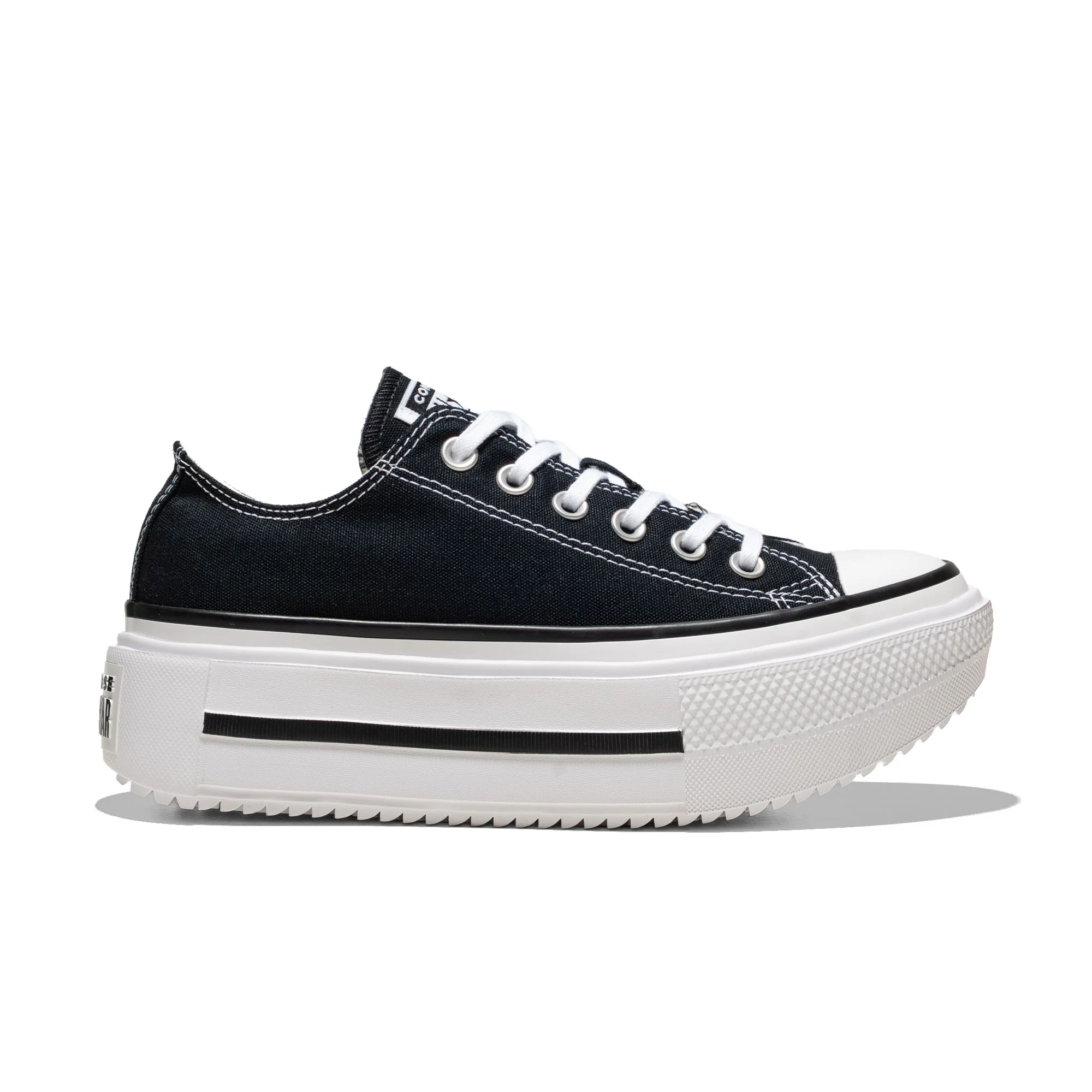 Converse Chuck Taylor All Star Lift Double Stack Ox Black/Wh