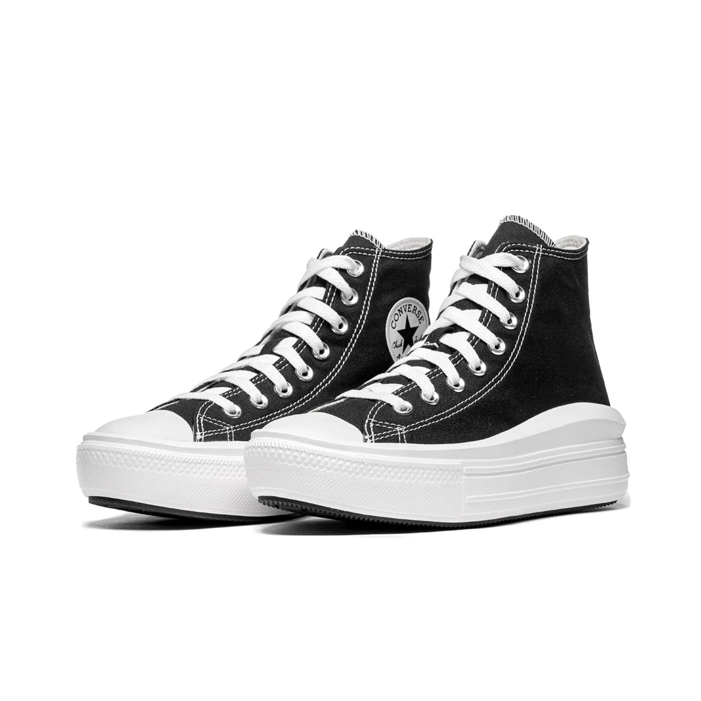 Converse Chuck Taylor All Star Move Hi Black/Natural Ivory - Image 3