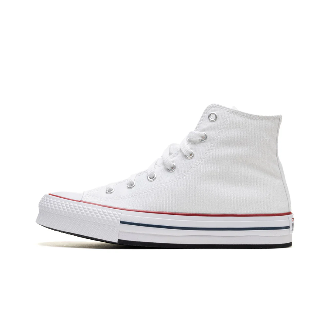 Converse CT All Star Eva Lift Hi White/Garnet/Navy - Image 2