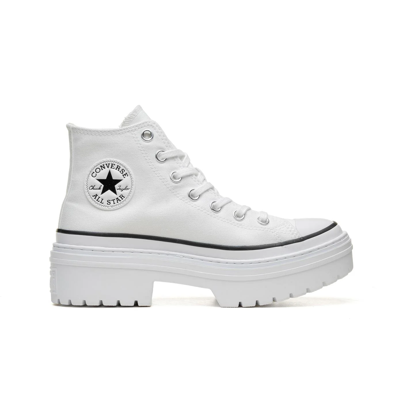 Converse CT All Star Lugged Heel Hi White/Black/Egret