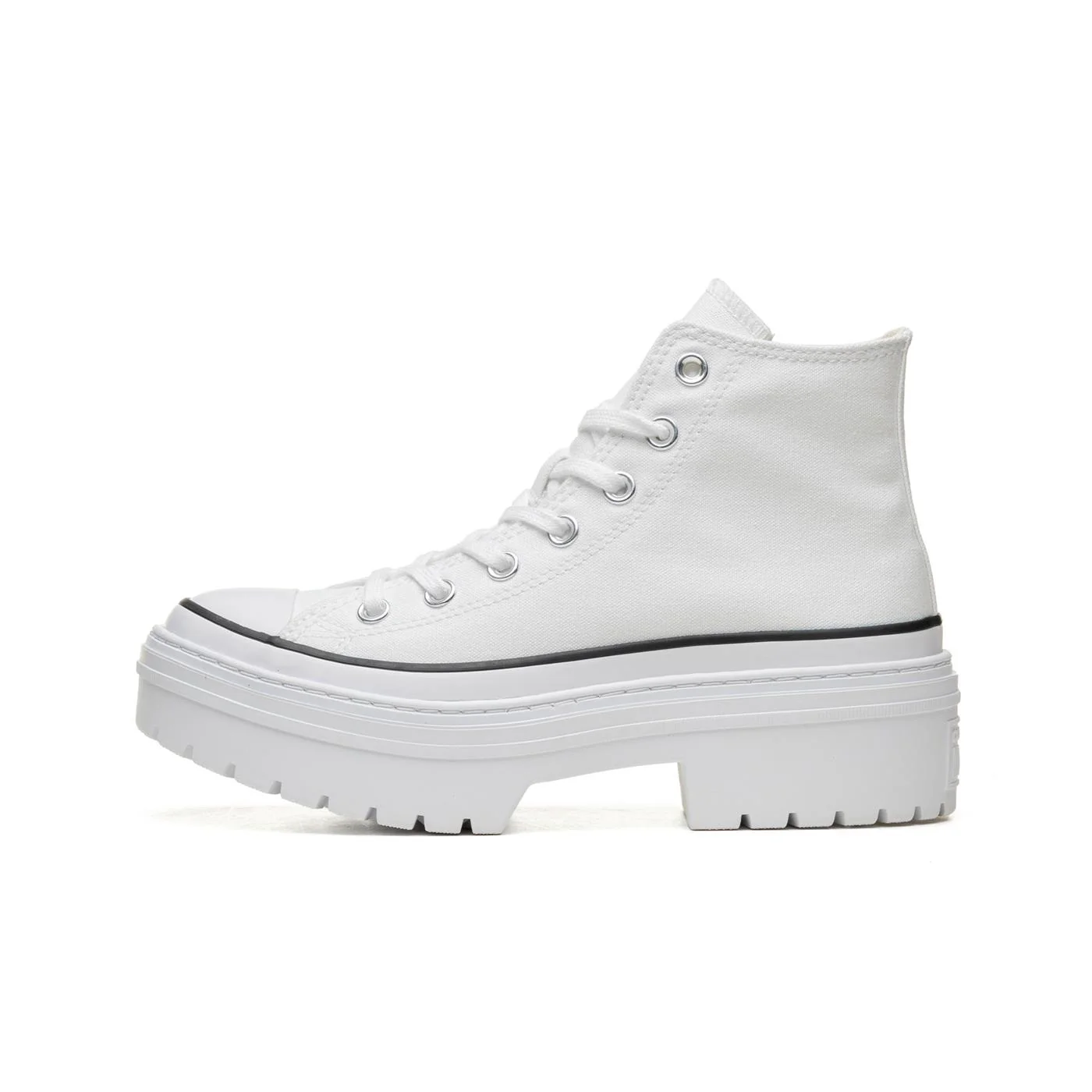 Converse CT All Star Lugged Heel Hi White/Black/Egret - Image 2