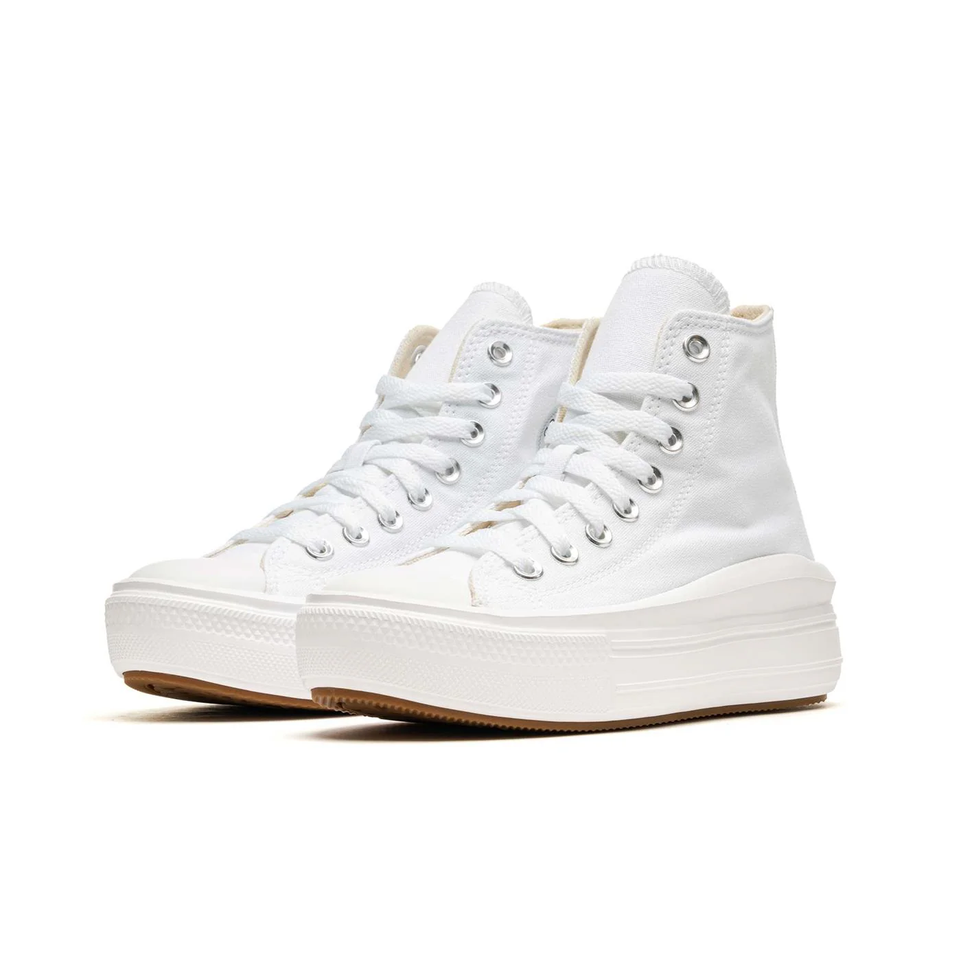 Converse CT All Star Move Hi White/Natural Ivory/Black - Image 5