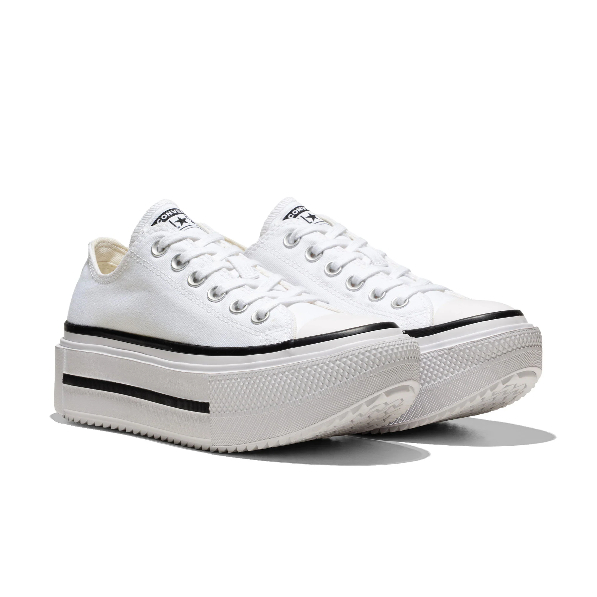 Converse CTAS Lift Double Stack Ox White/Black - Image 2