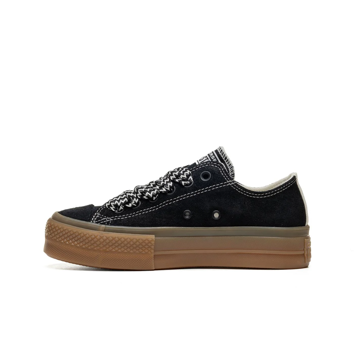 Converse CTAS Lift Ox Black/Egret/Light Brown - Image 2