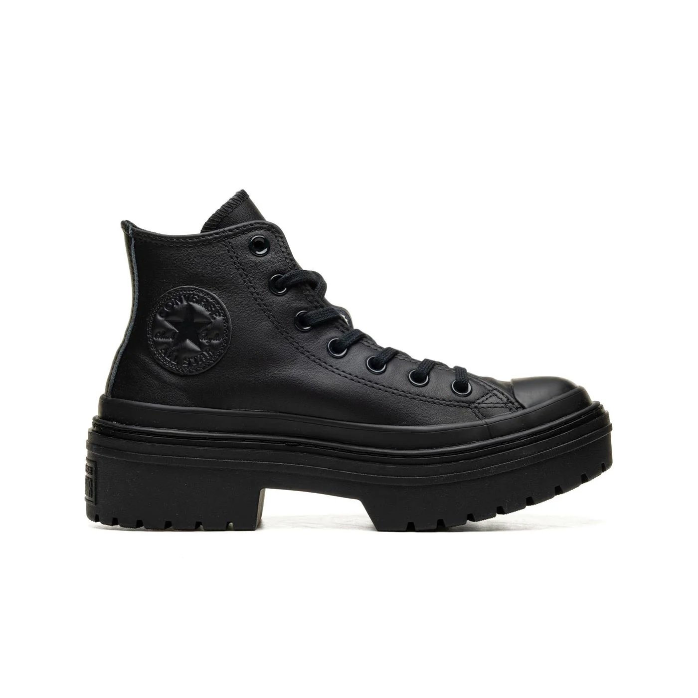 Converse CTAS Lugged Heel Hi Black/Black/Black
