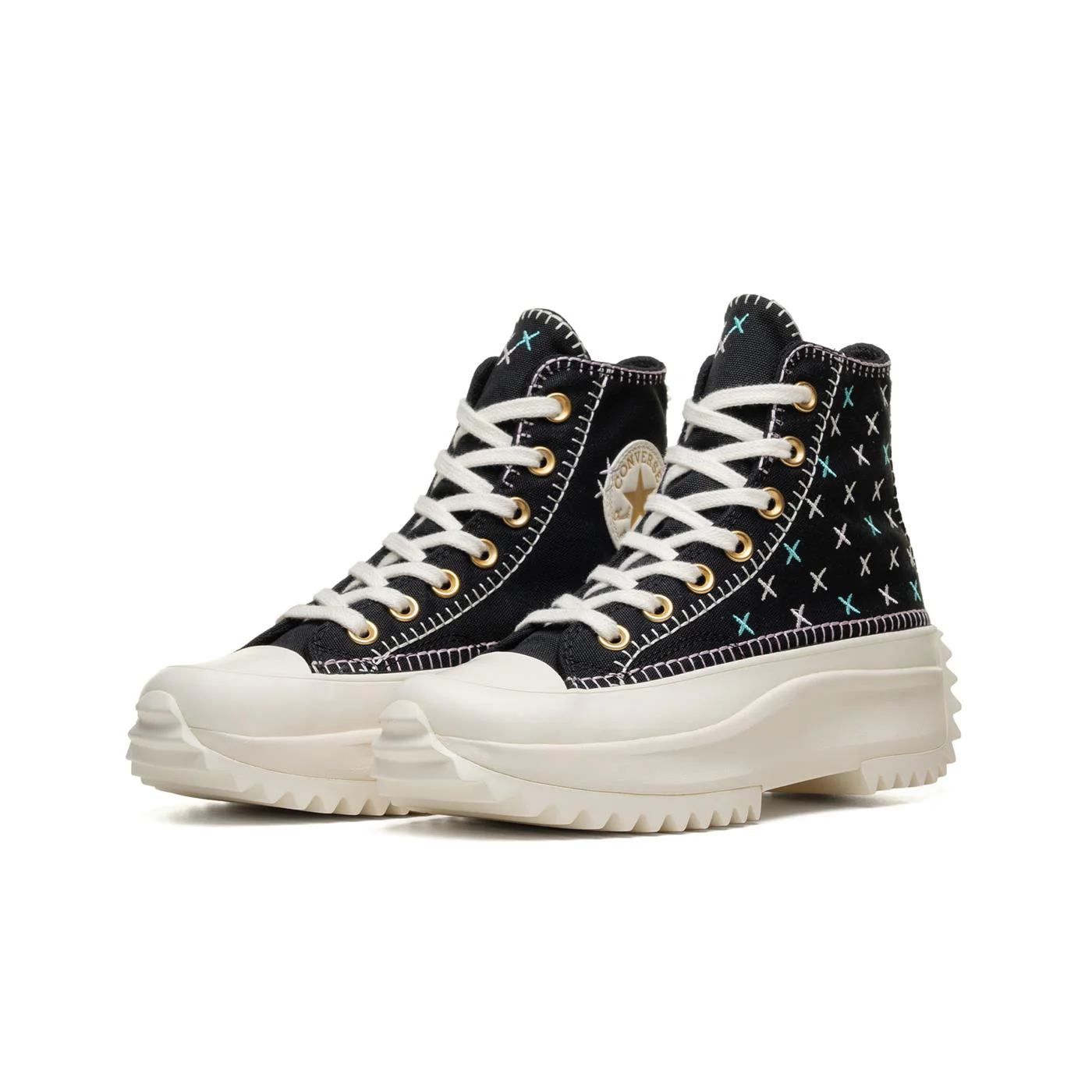 Converse Run Star Hike Platform Crafted Stitching Black/Egre - Image 3