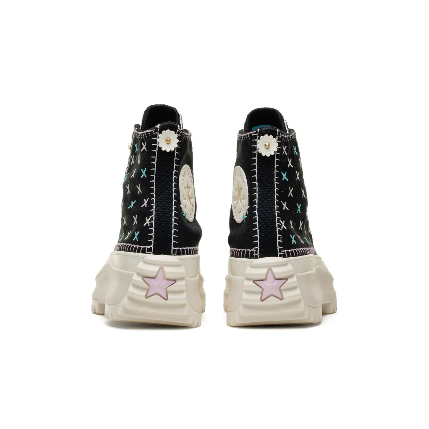 Converse Run Star Hike Platform Crafted Stitching Black/Egre - Image 4