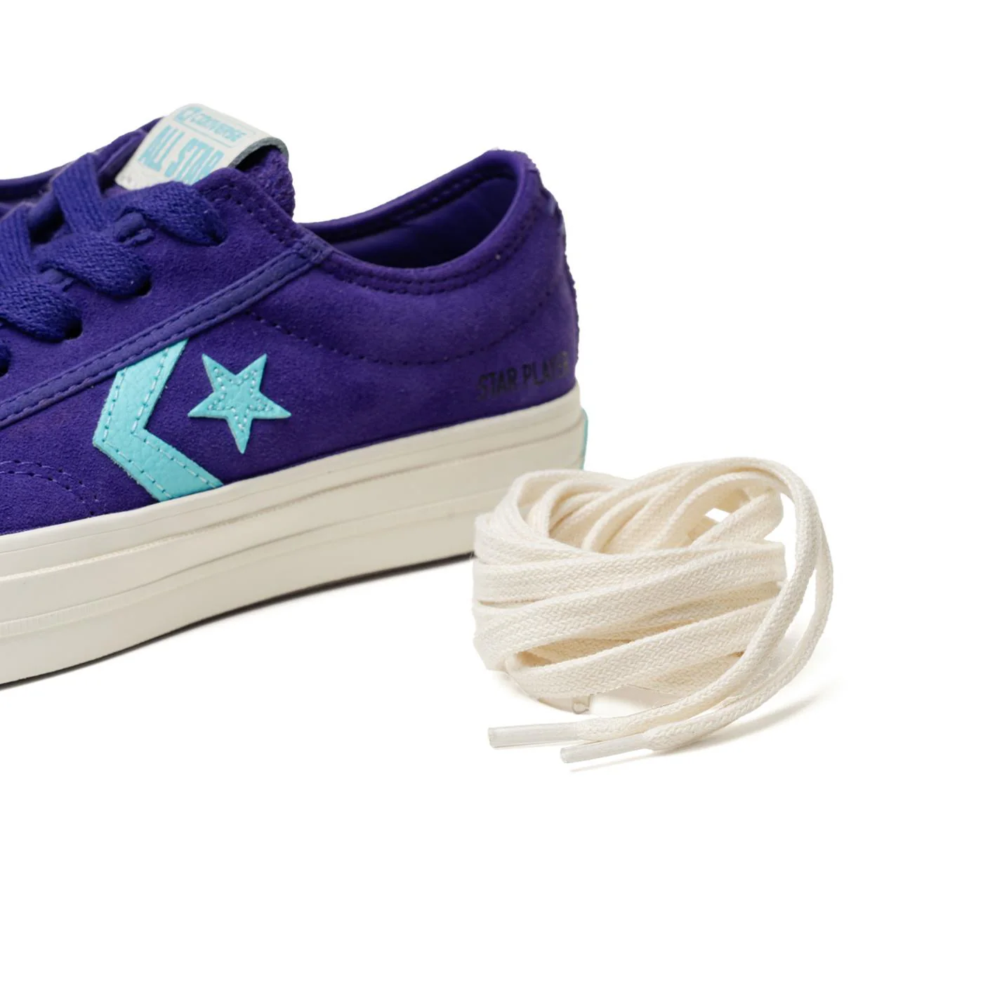 Converse Star Player 76 Ox Court Purple/Egret/Triple Cyan - Image 4