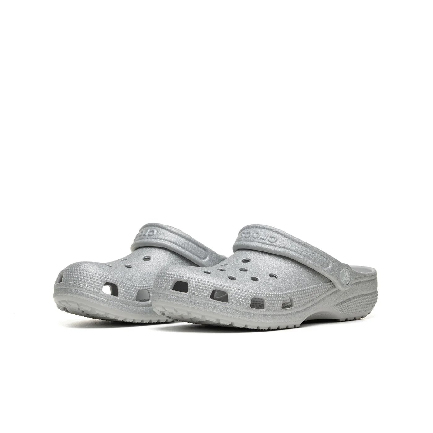 Crocs Classic Glitter Clog Silver Glitter - Image 3