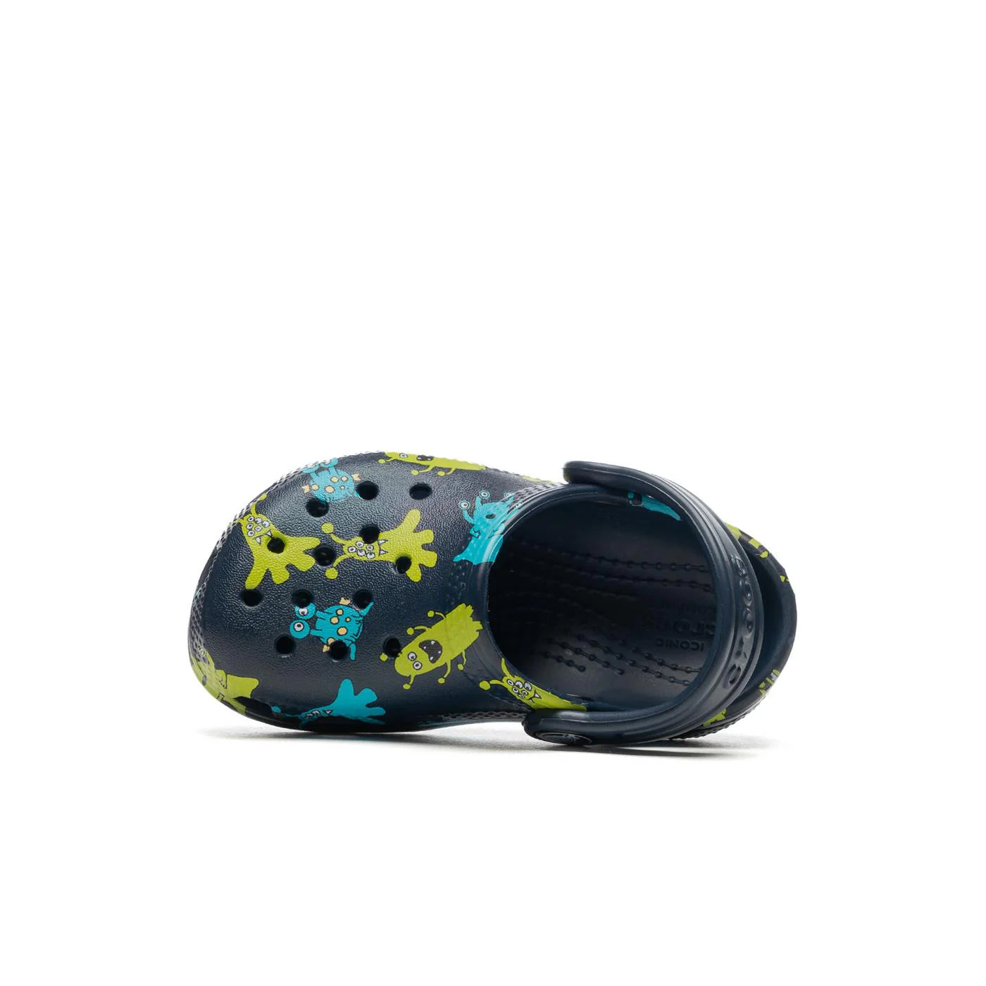 Crocs Kids Classic Monster Print Clog Navy - Image 5