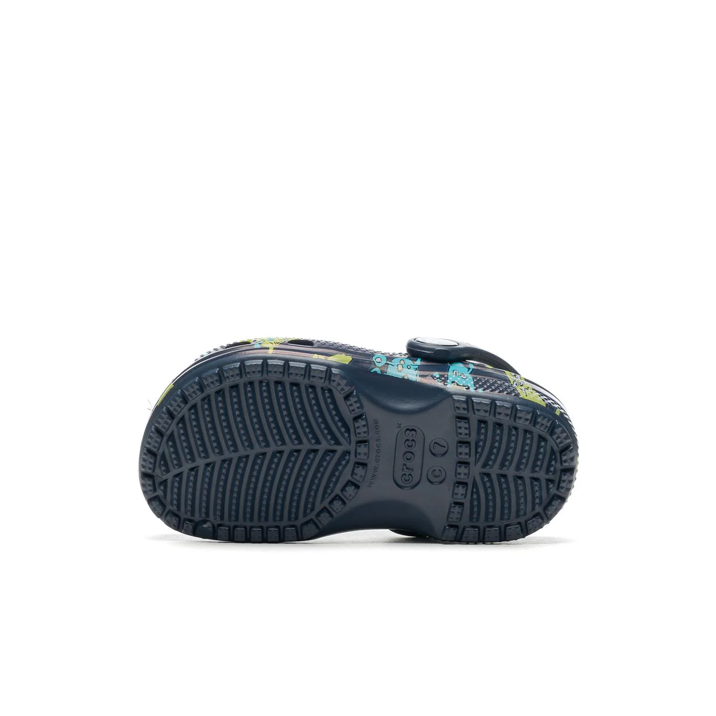 Crocs Kids Classic Monster Print Clog Navy - Image 6