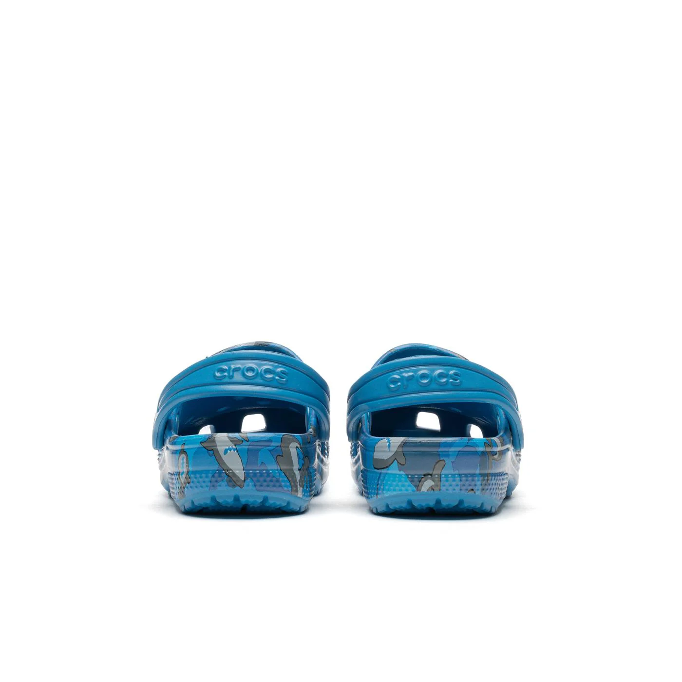 Crocs Kids Classic Shark Clog Prep Blue - Image 4