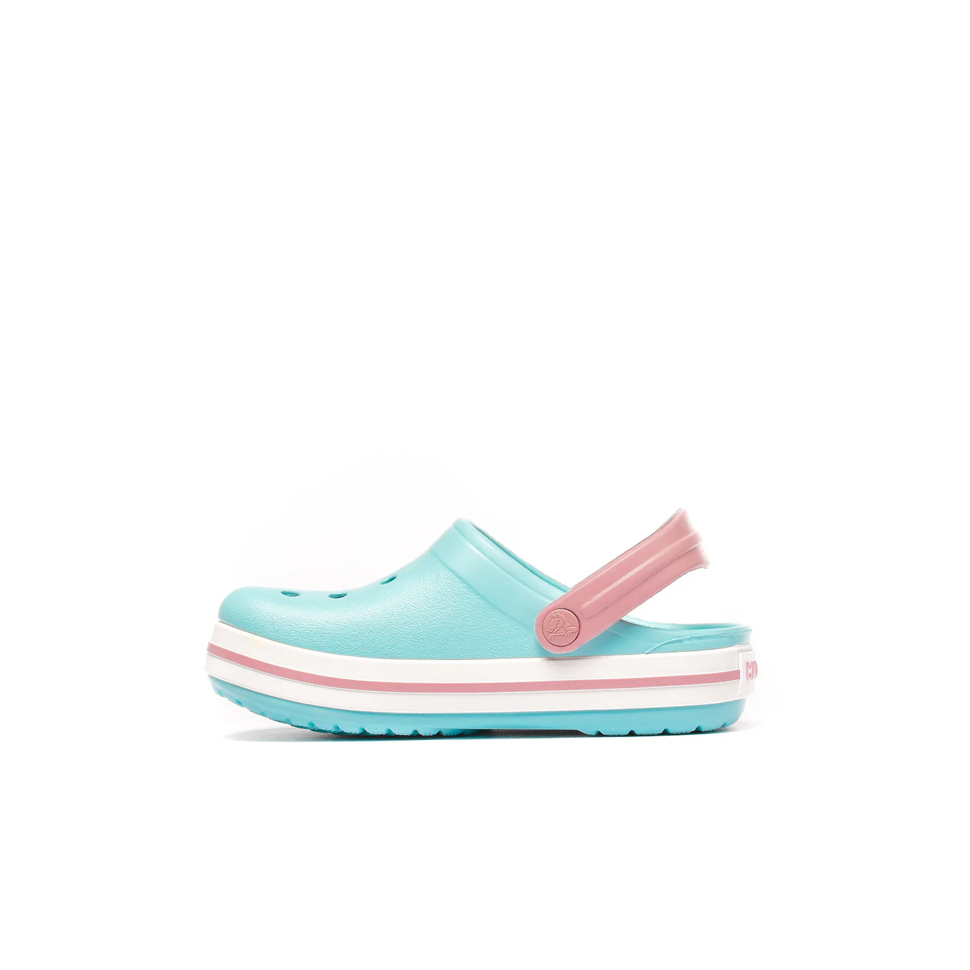 Crocs Kids Crocband Clog Ice Blue/White - Image 2