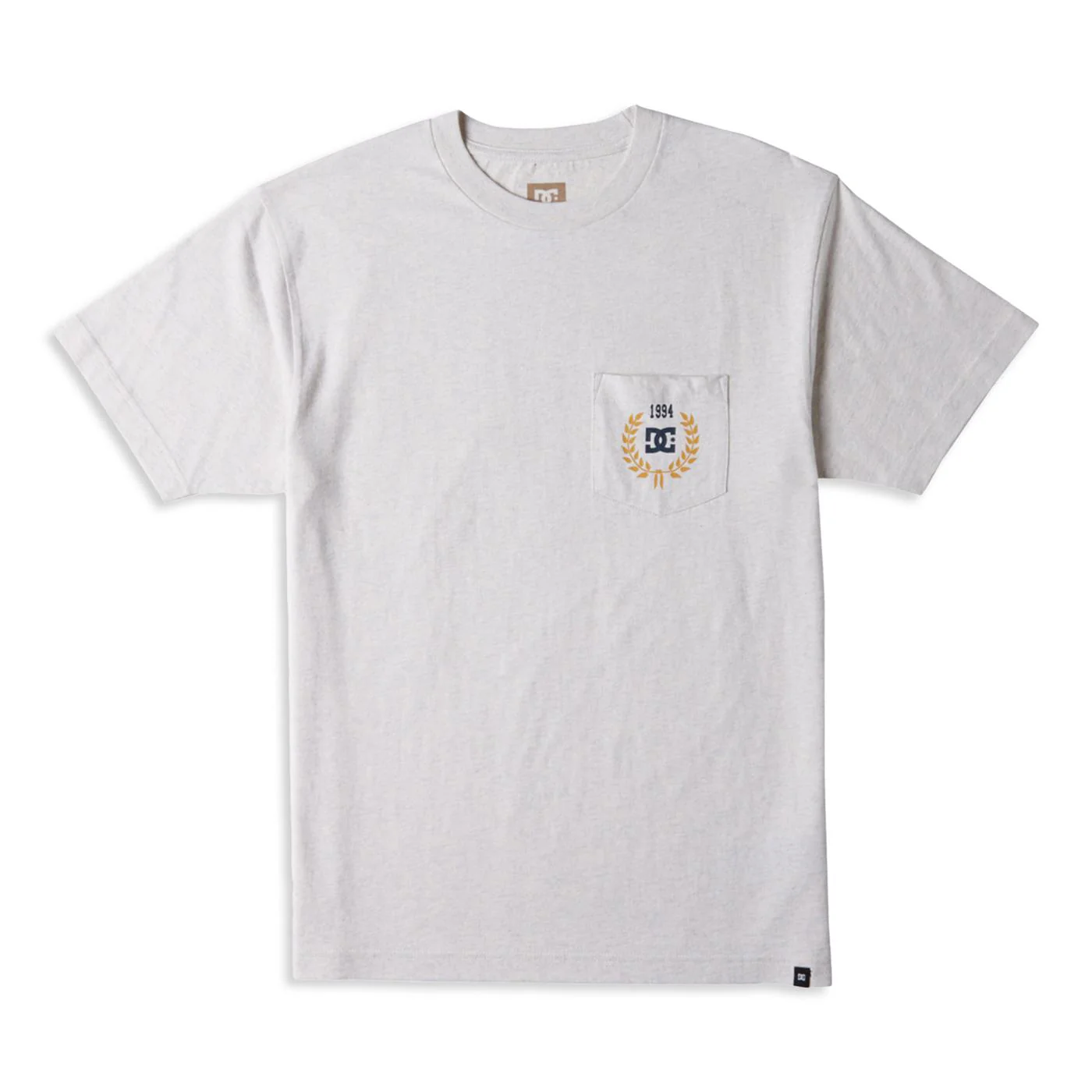 DC Shoes Freshman Pocket SS Tee Snow Heather - Image 2