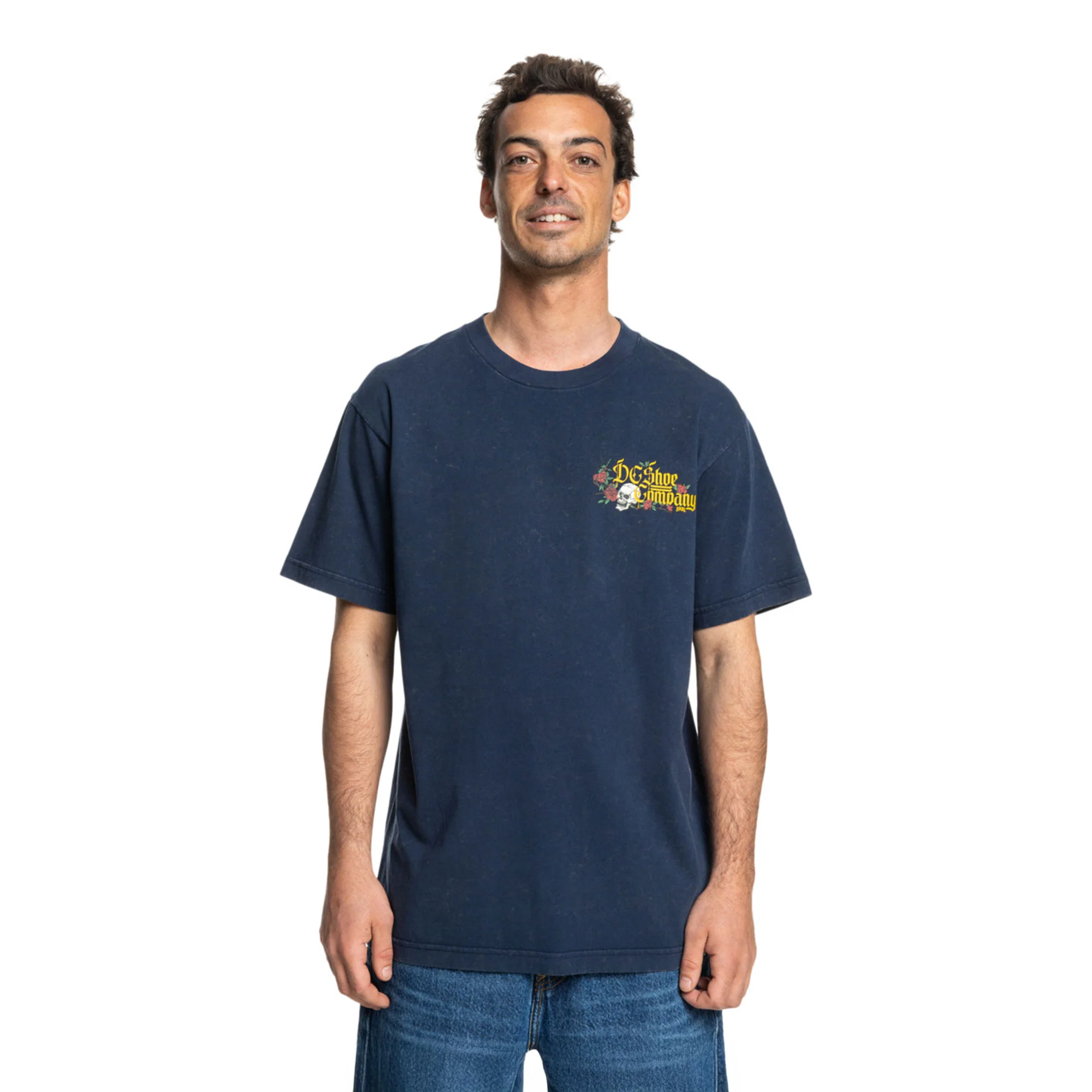 DC Shoes Standoff SS Tee Dress Blues Rain Wash - Image 2
