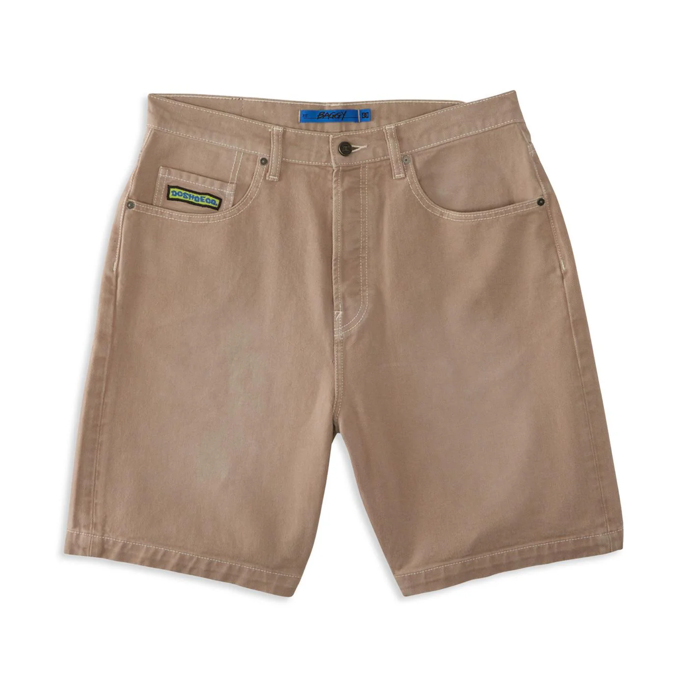 DC Shoes Worker Baggy Denim Short Incense Overdye