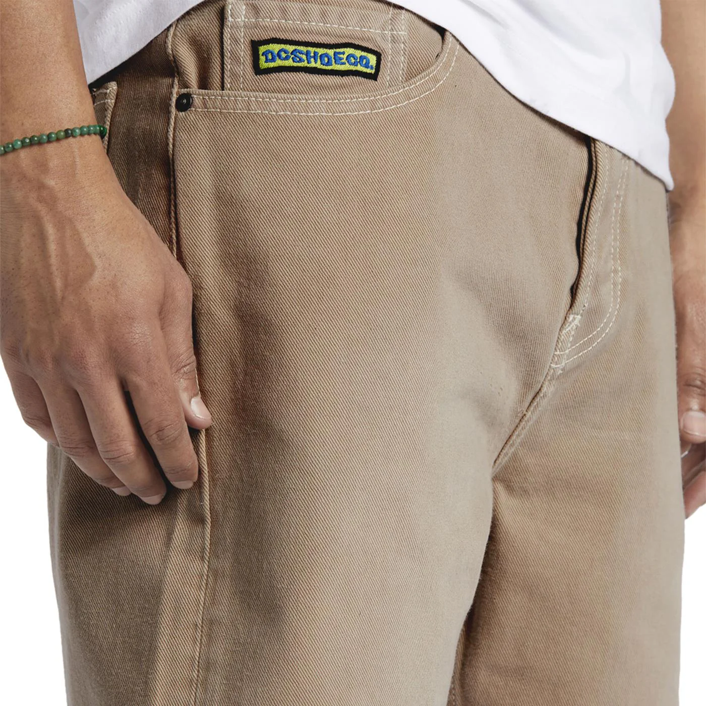DC Shoes Worker Baggy Denim Short Incense Overdye - Image 3