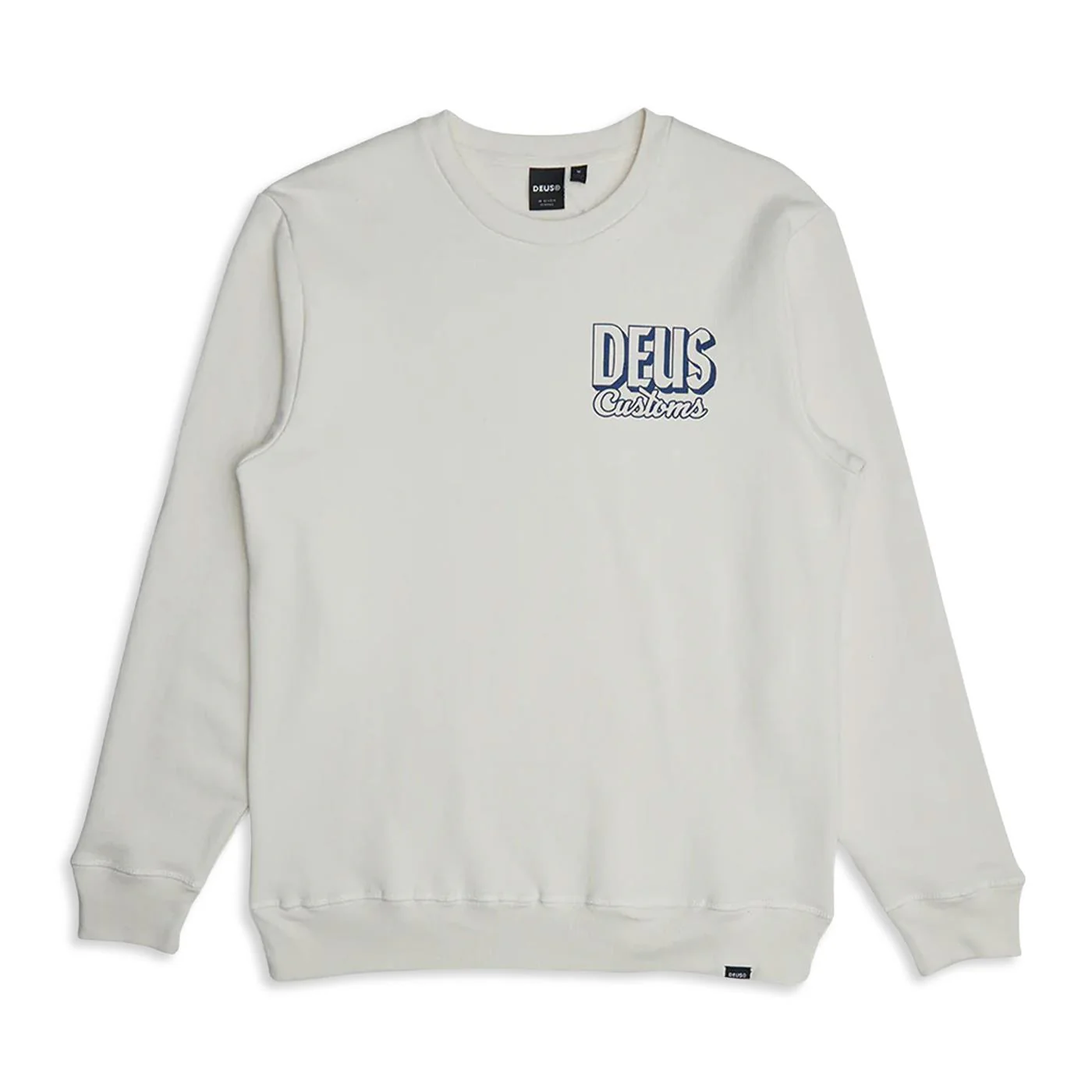 Deus Ex Machina Ever Seen Crew Sweat Vintage White - Image 2