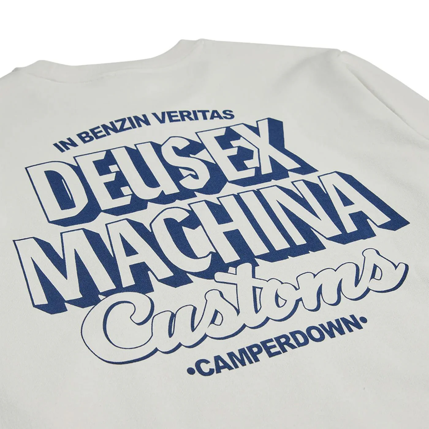 Deus Ex Machina Ever Seen Crew Sweat Vintage White - Image 3