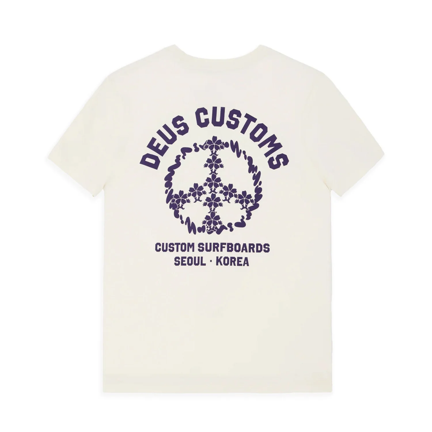 Deus Ex Machina Fancy Pansy Tee Vintage White