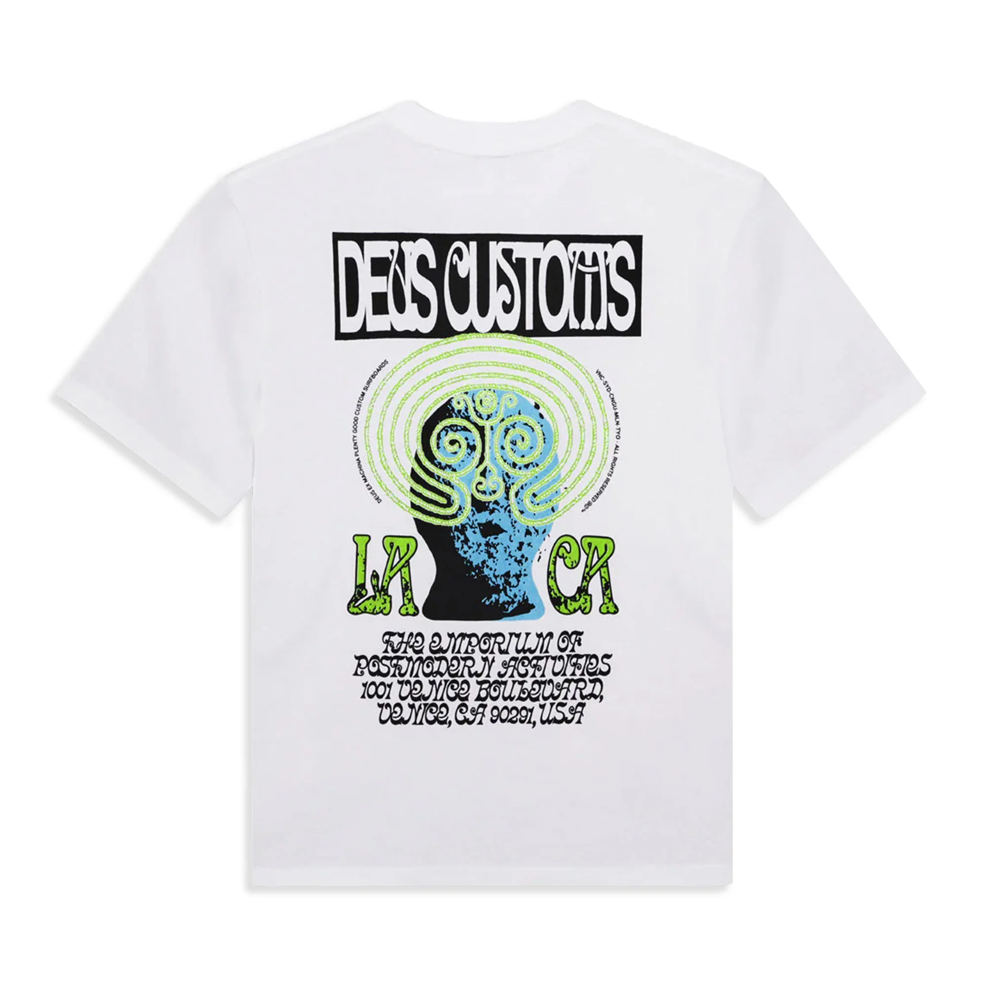 Deus Ex Machina Labyrinth Tee Vintage White