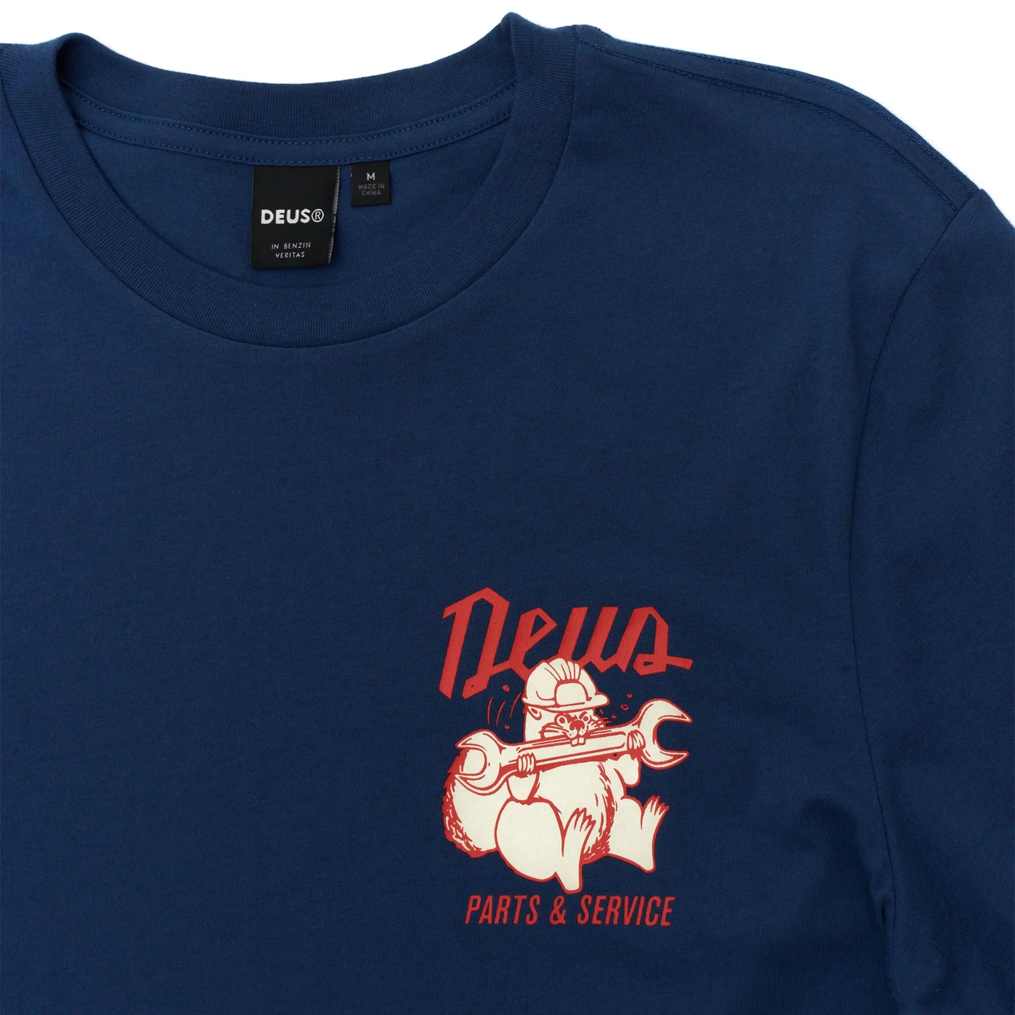 Deus Ex Machina Overbite Tee Mechanic Blue - Image 3