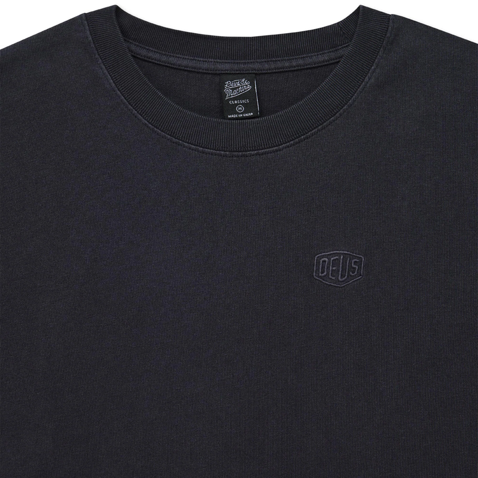 Deus Ex Machina Shield Garment Dyed Tee Black - Image 3