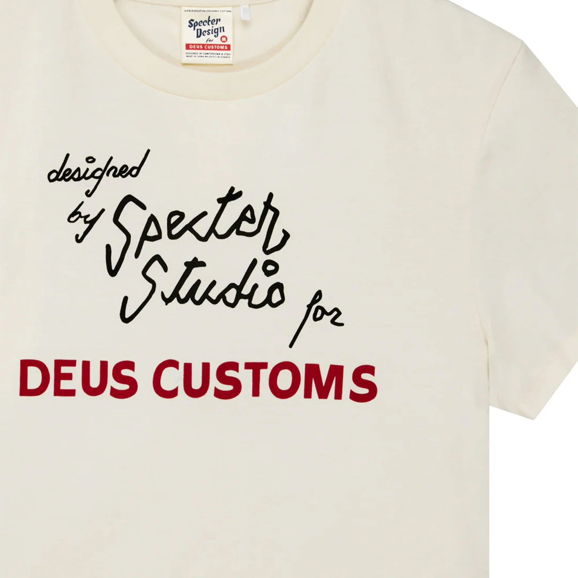 Deus Ex Machina Specter Rare Birds Tee Pristine White - Image 3