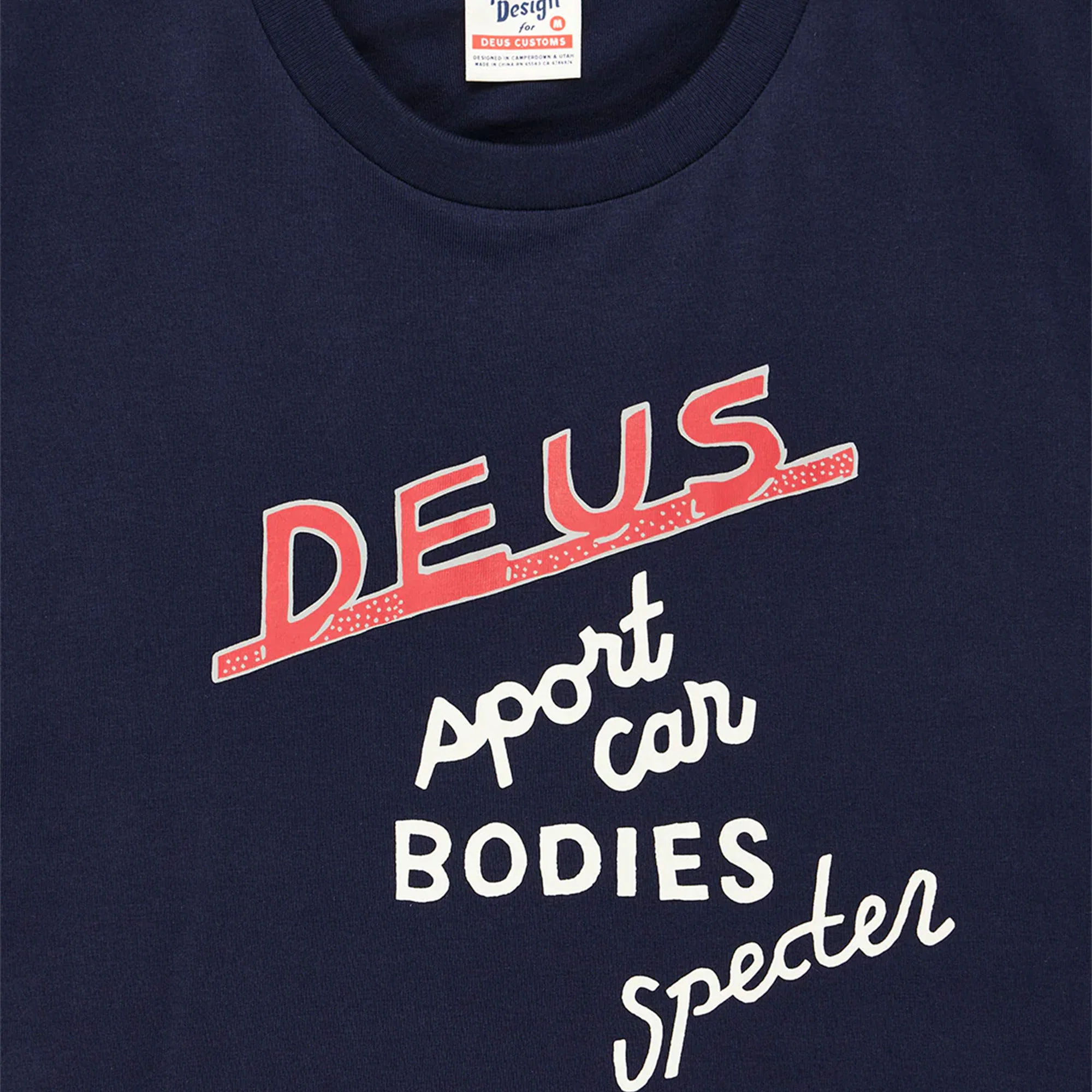 Deus Ex Machina Specter Workshop Tee Azure Navy - Image 3