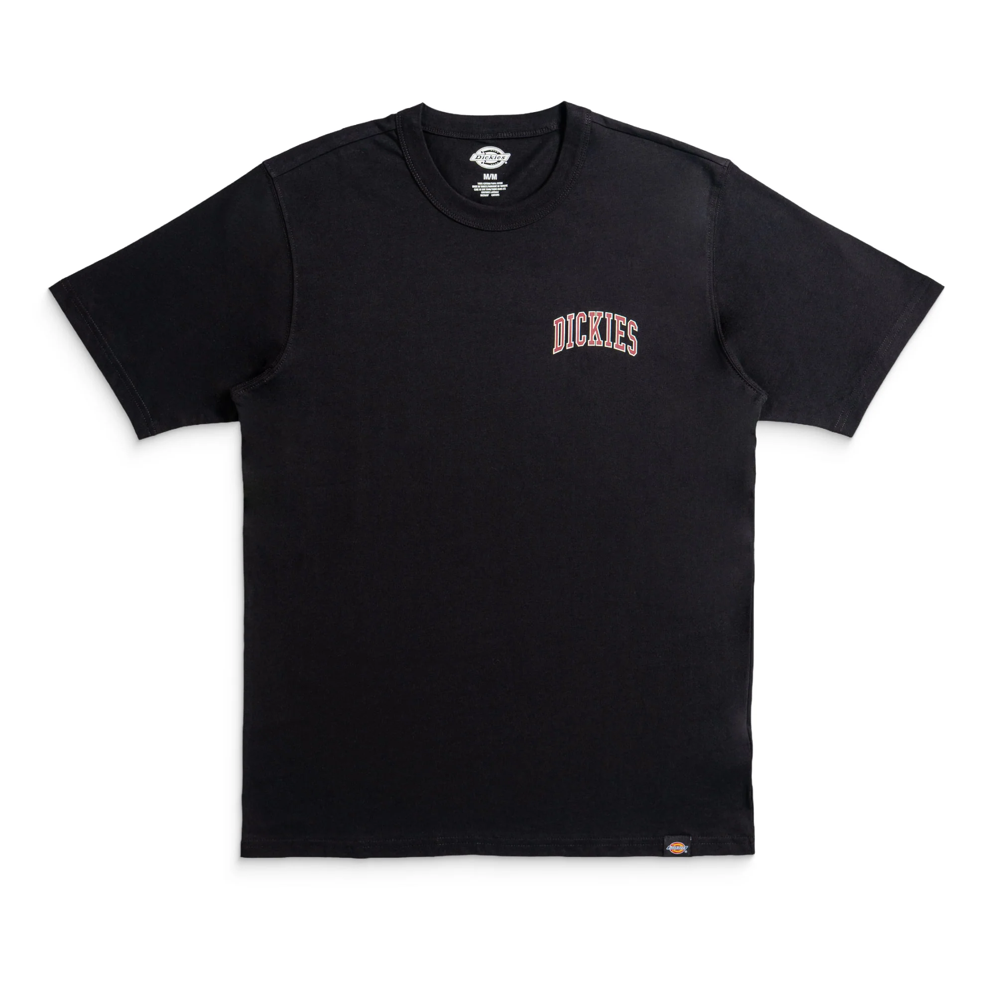 Dickies Aitkin Chest T-Shirt Black/Tibetan Red