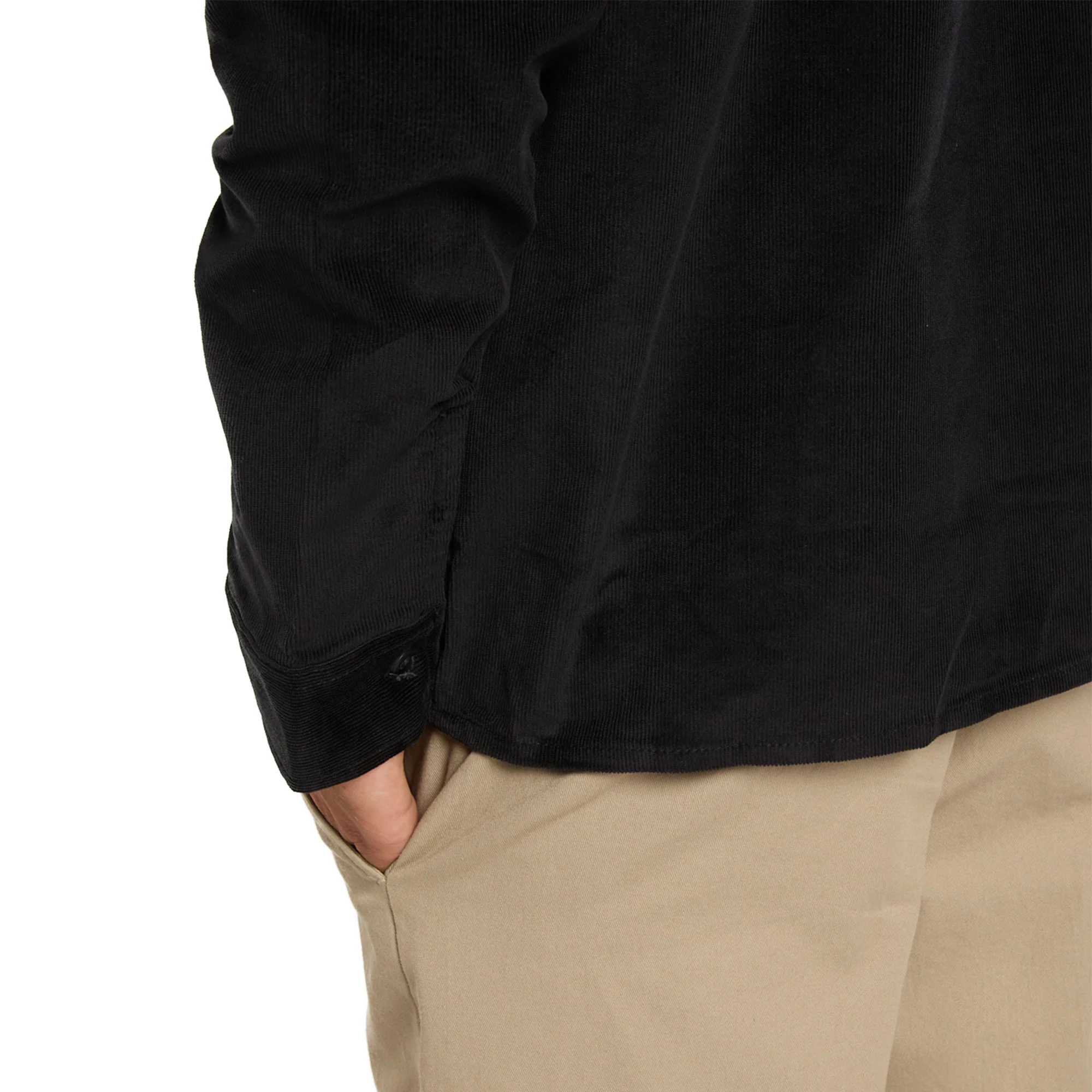 Dickies Corduroy Shirt LS Black - Image 4