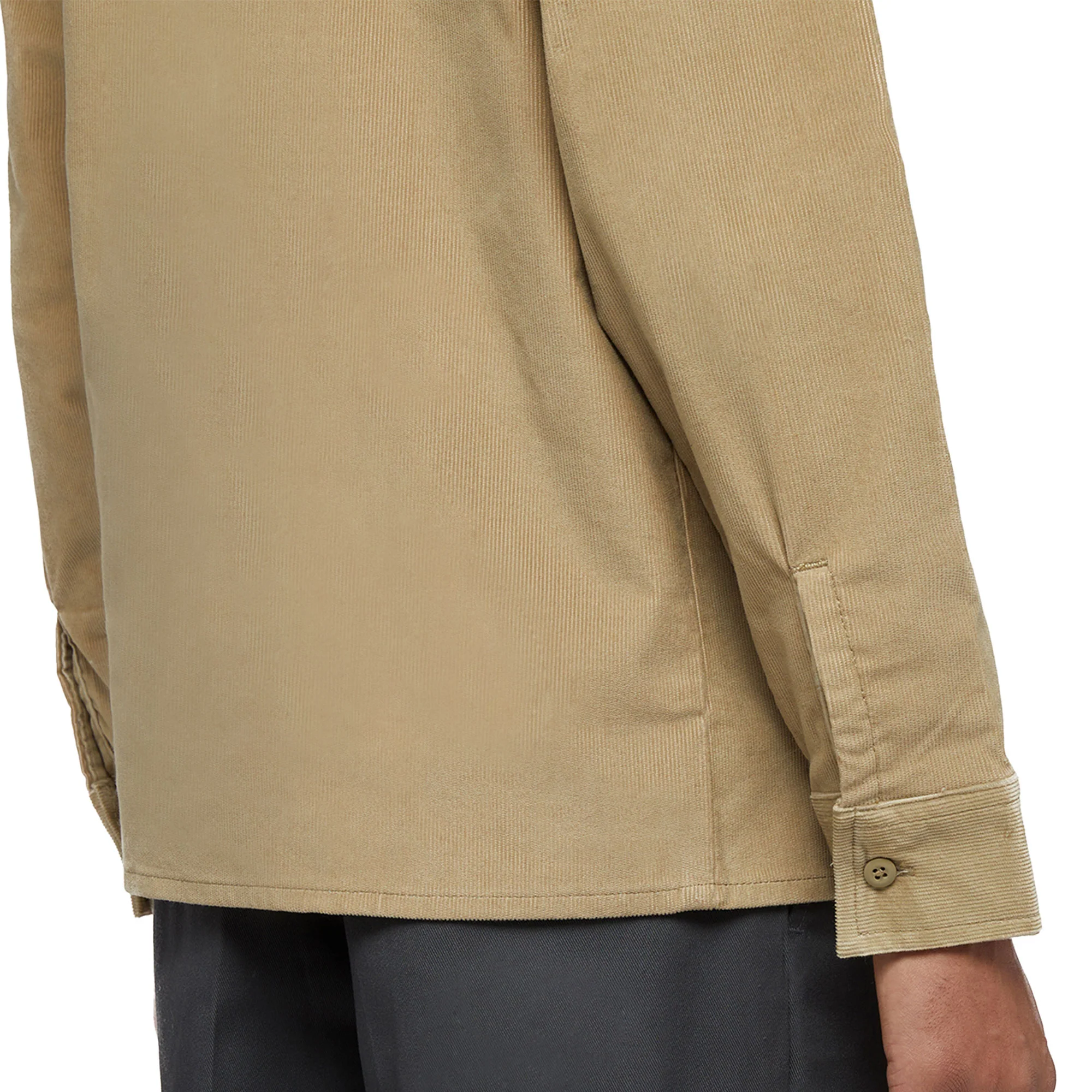 Dickies Corduroy Shirt LS Khaki - Image 4