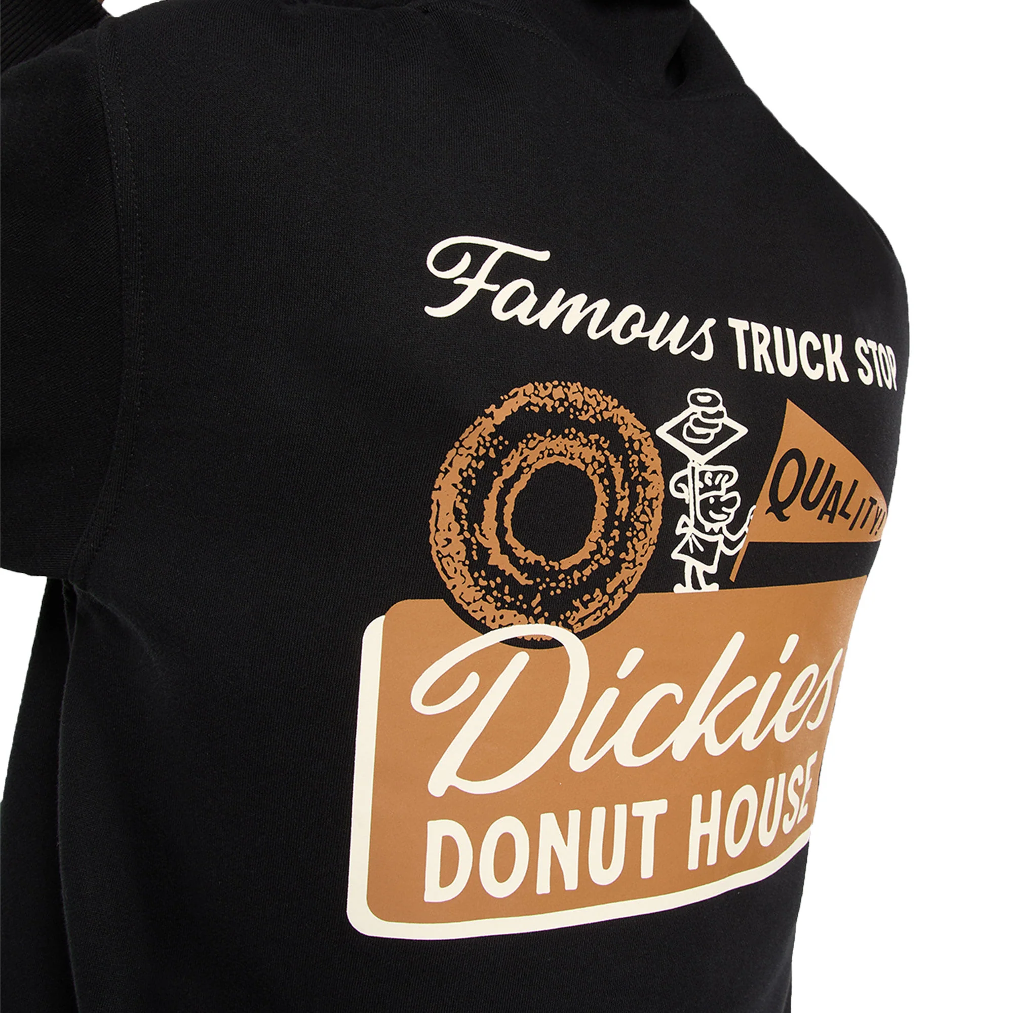 Dickies Donut House Hoodie Black - Image 3