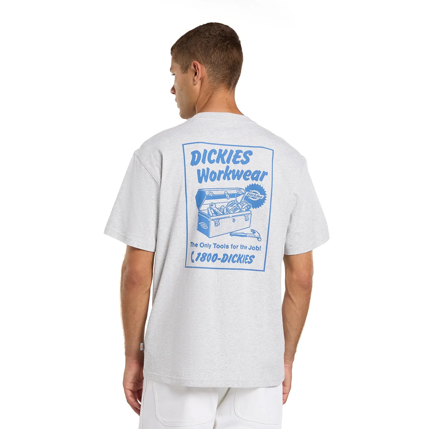 Dickies Dry Ridge SS Tee Light Gray - Image 2