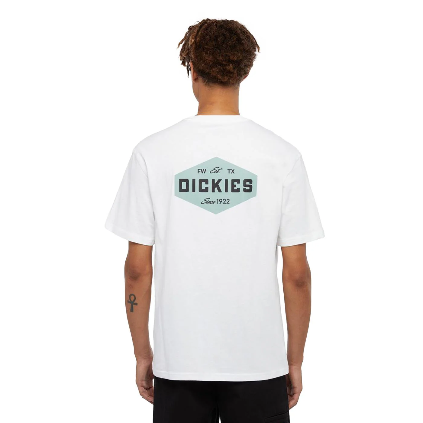 Dickies Emblem SS Tee White