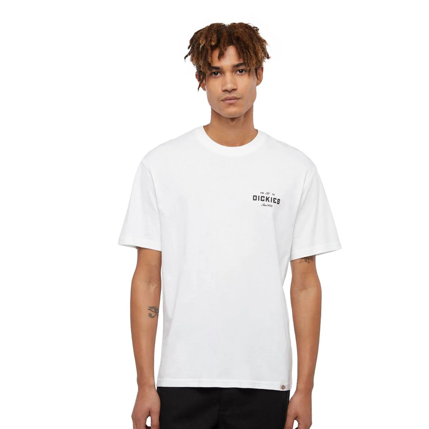 Dickies Emblem SS Tee White - Image 2