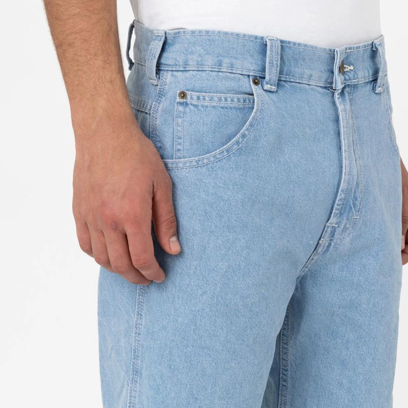 Dickies Houston Denim Pant Vintage Aged Blue - Image 5